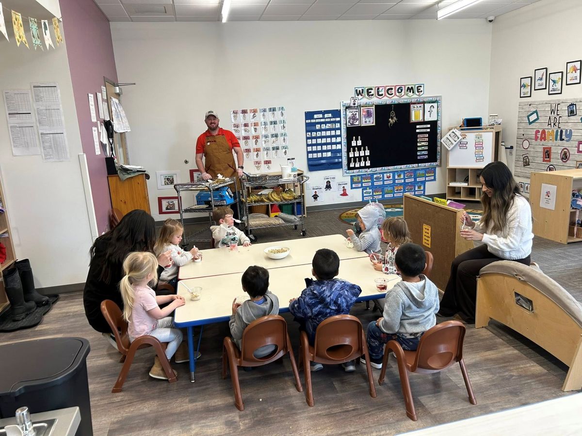 kids in a classroom